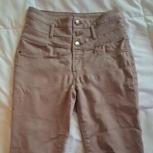 Refuge High Rise Jeans in Mauve